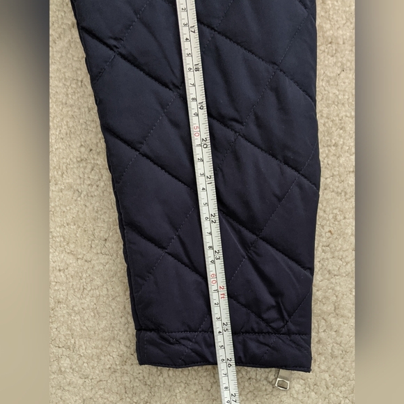 Banana Republic blue quilted jacket medium